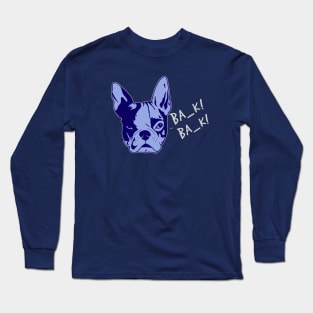 Boston Terrier Accent Long Sleeve T-Shirt